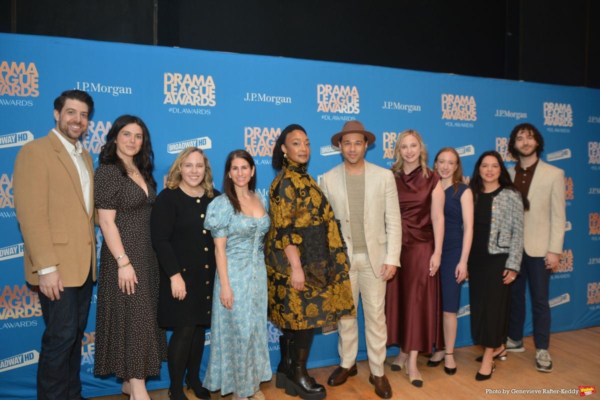 Natalie Venetia Belcon and Corbin Blue with NEXTGEN Frankie Ramirez, Maria Sauer, Lauren Haslett, Shannon Behrens, Izzy Ochocki, Chloe Gingrich-Howling and Matt Krauss at 