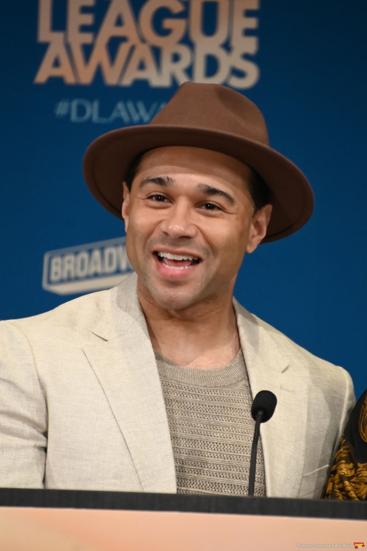 Corbin Bleu at Photos: Corbin Bleu, Natalie Venetia Belcon & More at 2026 Drama League Awards Nominations