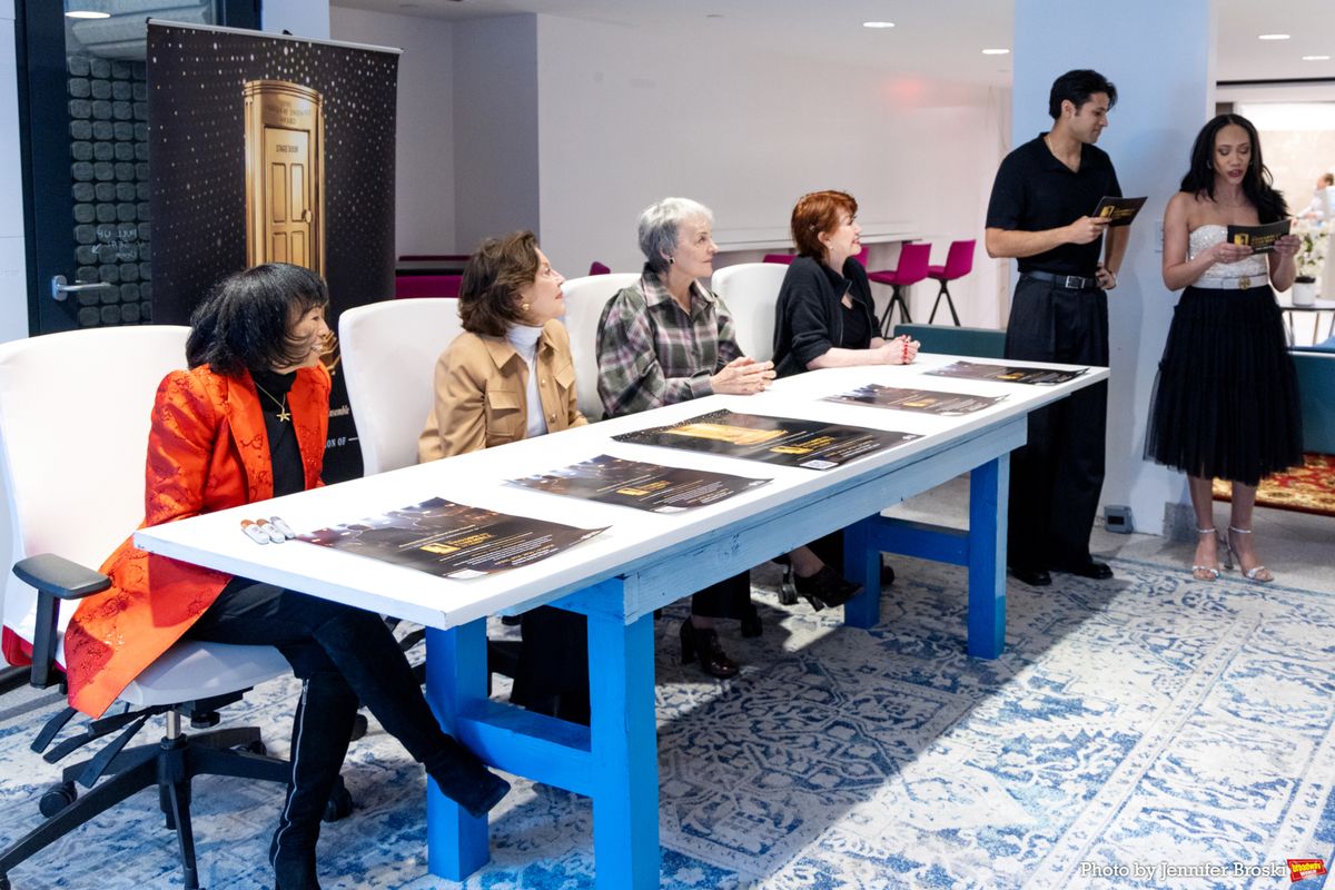 Baayork Lee, Kelly Bishop, Priscilla Lopez, Donna McKechnie, Xavi Soto Burgos, Jasmine Overbaugh at 