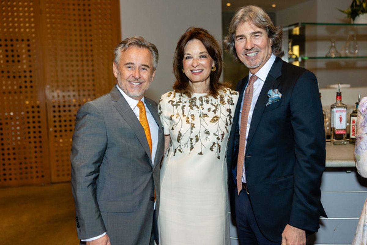Ghislain d   Humi  res, Katherine Bryant and Bill Bone at Photos: Norton Museum of Art Hosts Annual Chairman's Circle Dinner