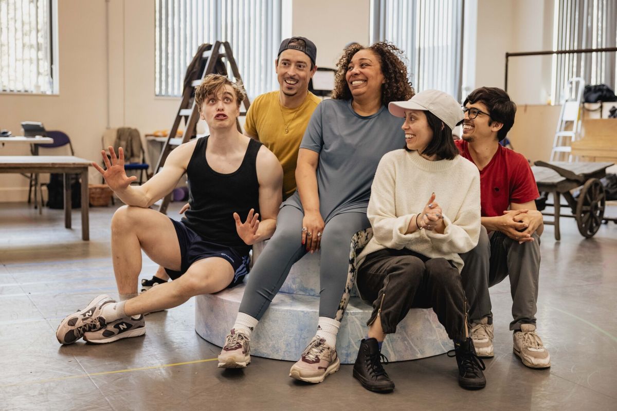 James Spence, Marc Pickering, Mia Jerome, Claire-Maire Hall, Luke Latchman  at 