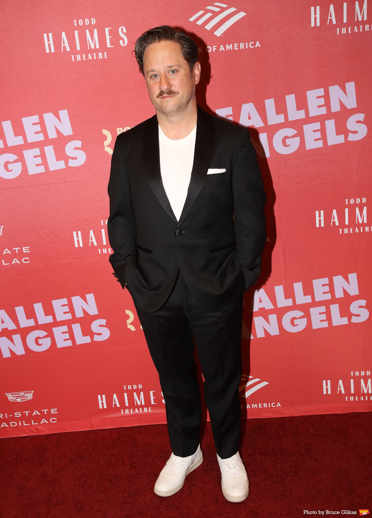 Christopher Fitzgerald at Photos: FALLEN ANGELS Cast and Creatives Walk the Opening Night Red Carpet
