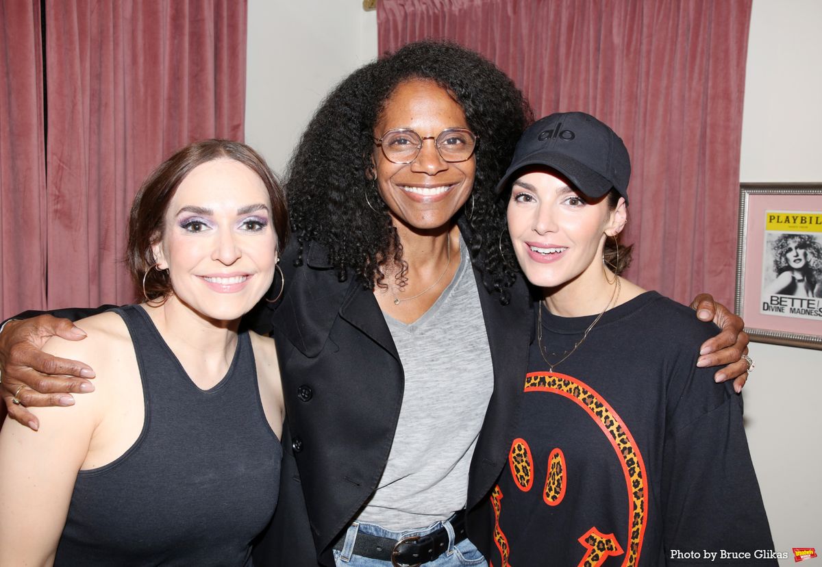 Jessica Vosk, Audra McDonald and Kelli Barrett at 