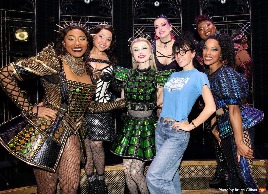 Photos: Lily Allen Visits SIX and Meets the Queens Backstage Image