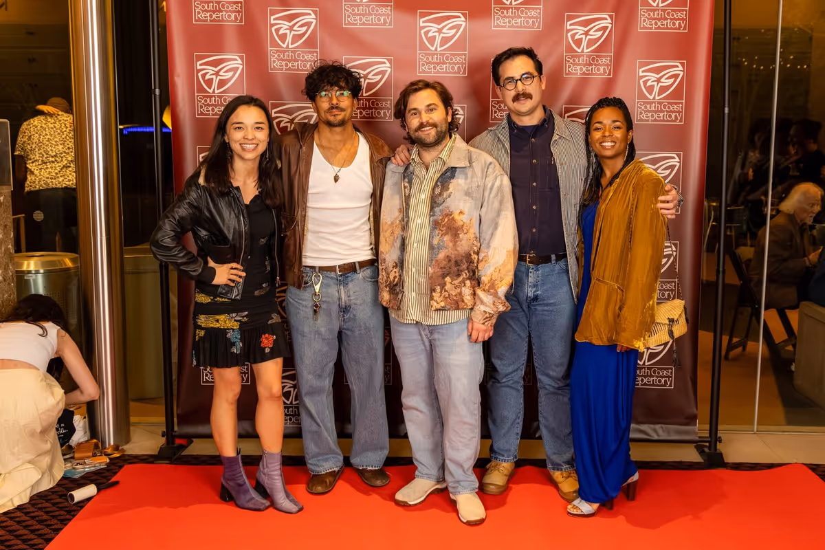 Midori Francis, Niko Terho, Jake Borelli, Brent Peters, Alexis Floyd at Photos: Inside Opening Night of EAT ME at South Coast Repertory