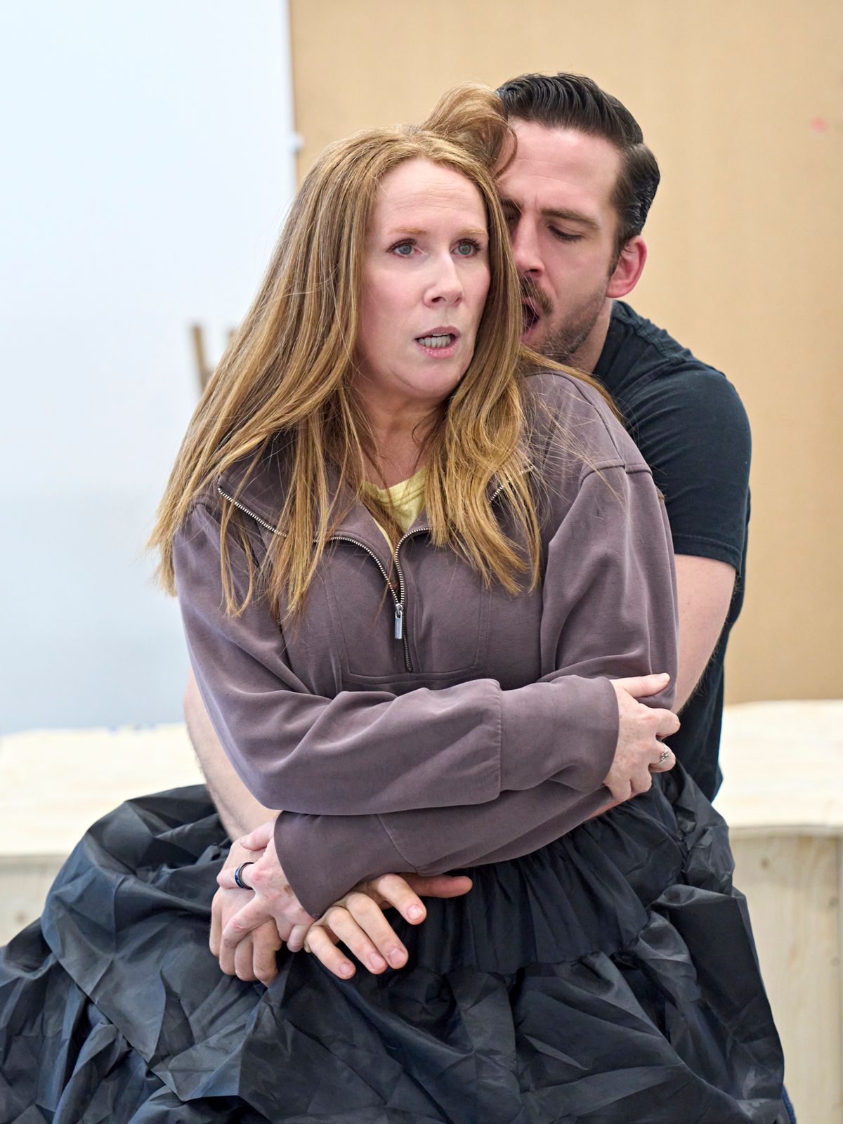 Catherine Tate and Dino Fetscher at 