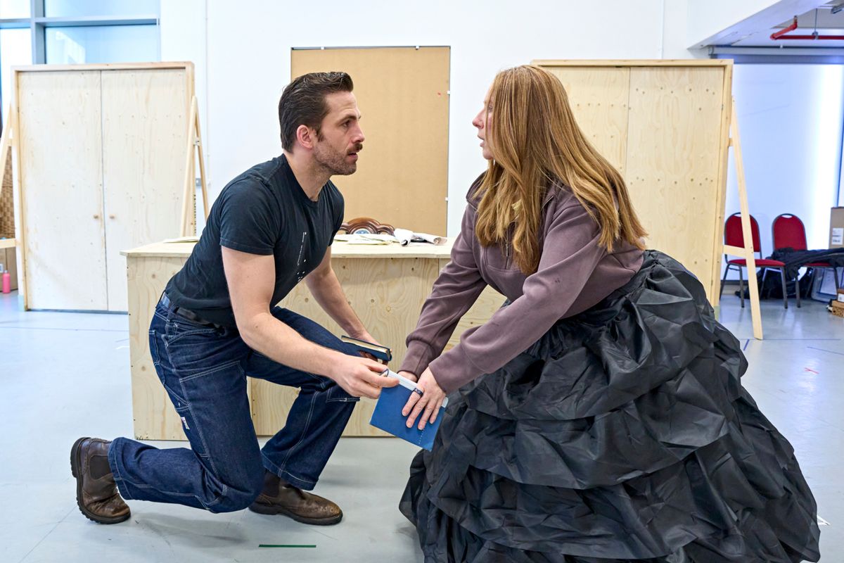 Catherine Tate and Dino Fetscher at 