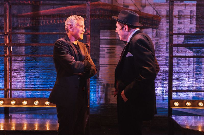 Photos: George Clooney Visits Richard Kind at THE PRODUCERS — photo 1 of 8