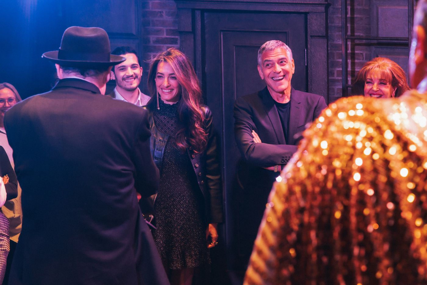 Photos: George Clooney Visits Richard Kind at THE PRODUCERS  Image