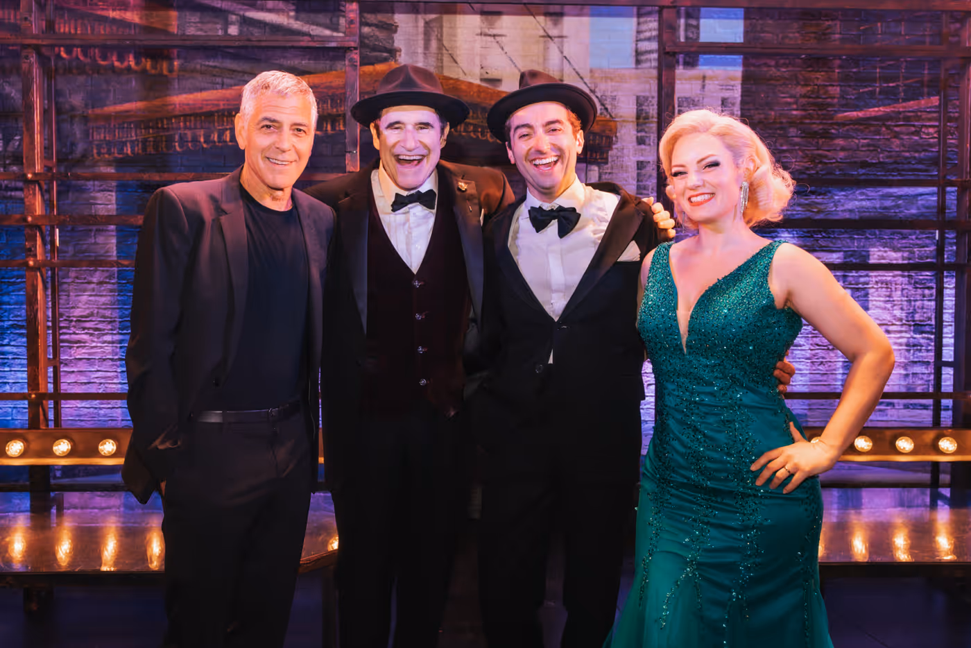 Photos: George Clooney Visits Richard Kind at THE PRODUCERS  Image