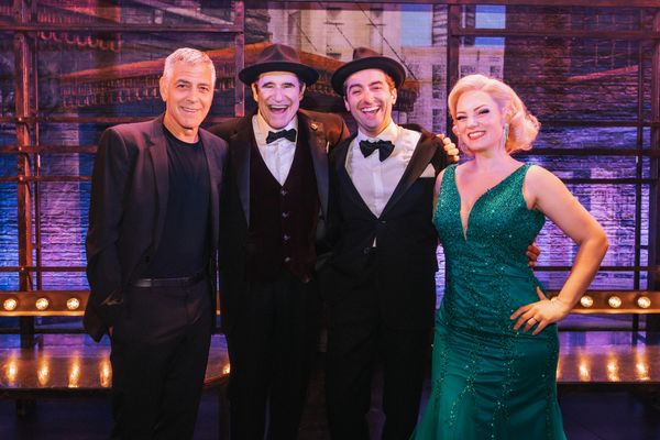 George Clooney, Richard Kind, Marc Antolin, and Joanna Woodward Photo