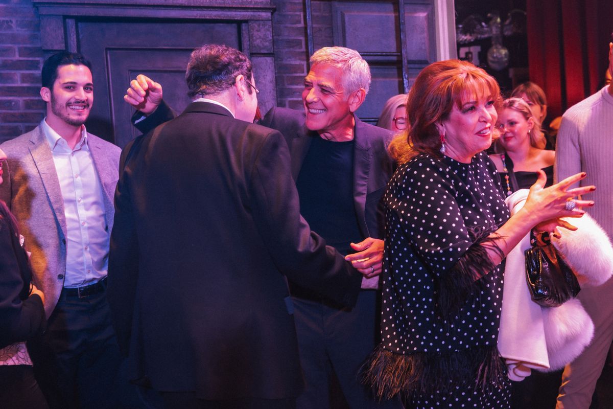 Richard Kind and George Clooney  at 