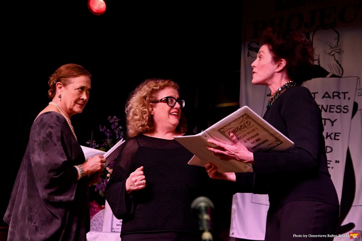 Karen Ziemba, Mary Testa and Kate Hampton at 