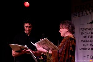 Rodd Cyrus and Charles Busch Photo