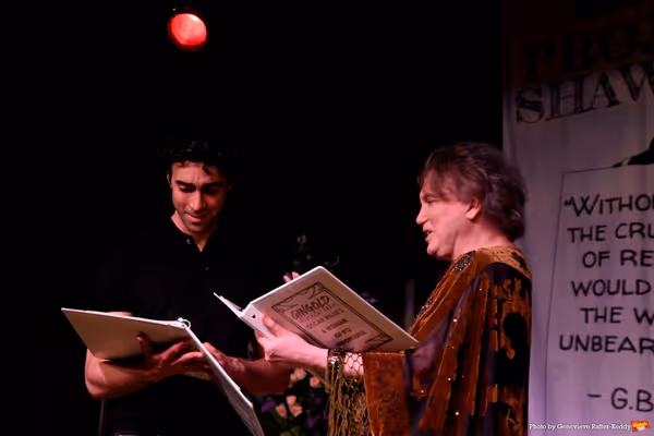 Rodd Cyrus and Charles Busch Photo