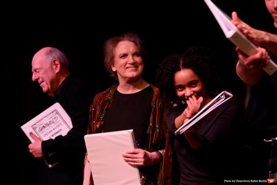 Lenny Wolpe, Charles Busch and Naima Randolph Photo