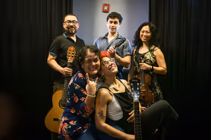 Chino Ramos, Sammy Rivas, EJ Zimmerman, Cristina Conteras, and Sara Ornelas Photo