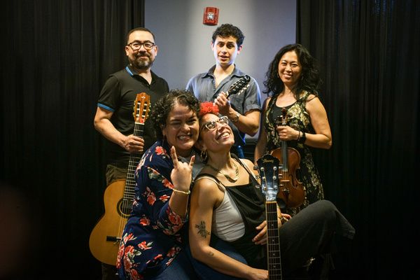 Chino Ramos, Sammy Rivas, EJ Zimmerman, Cristina Conteras, and Sara Ornelas Photo