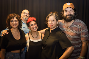 Meropi Peponides, Beto O'Byrne, Sara Ornelas, Rebecca Marti  nez, and Julia  n Mesri Photo