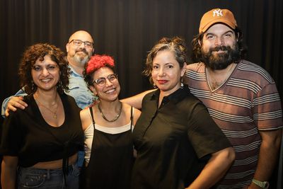 Meropi Peponides, Beto O'Byrne, Sara Ornelas, Rebecca Marti  nez, and Julia  n Mesri Photo