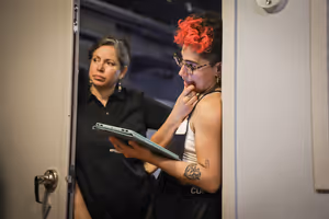 Rebecca Marti  nez and Sara Ornelas Photo