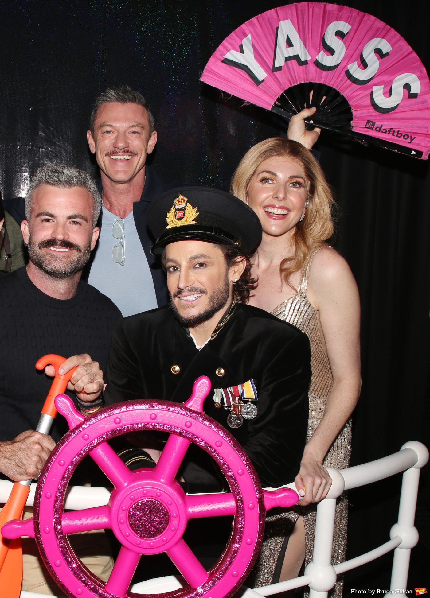 Photos: Luke Evans Visits TITANIQUE on Broadway  Image