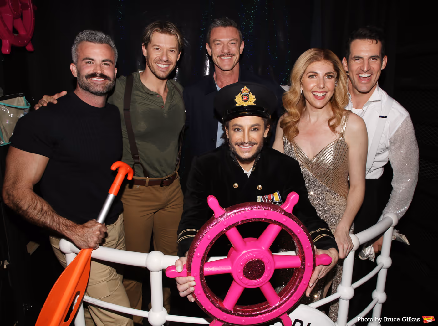 Photos: Luke Evans Visits TITANIQUE on Broadway  Image