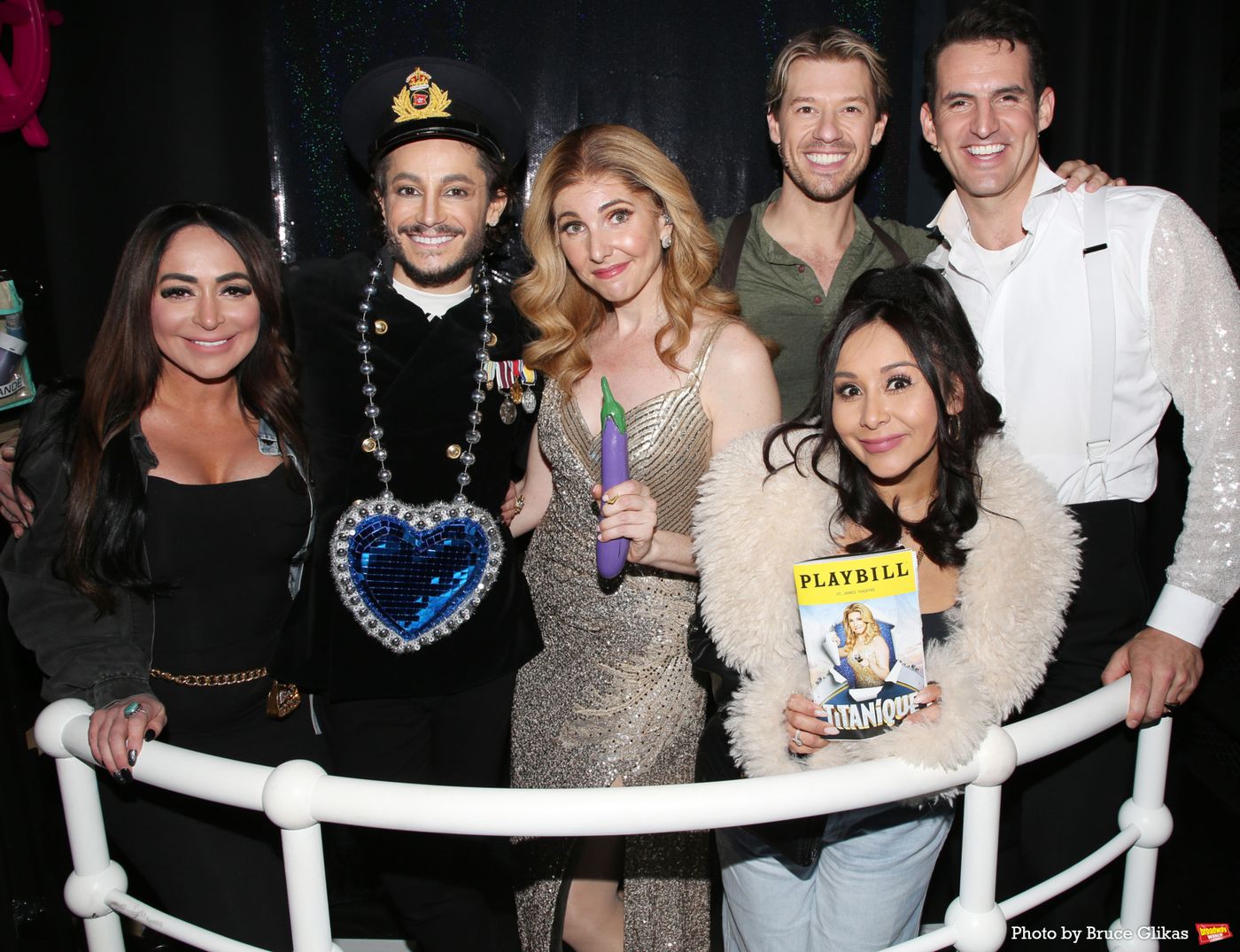 Photos: Luke Evans Visits TITANIQUE on Broadway  Image