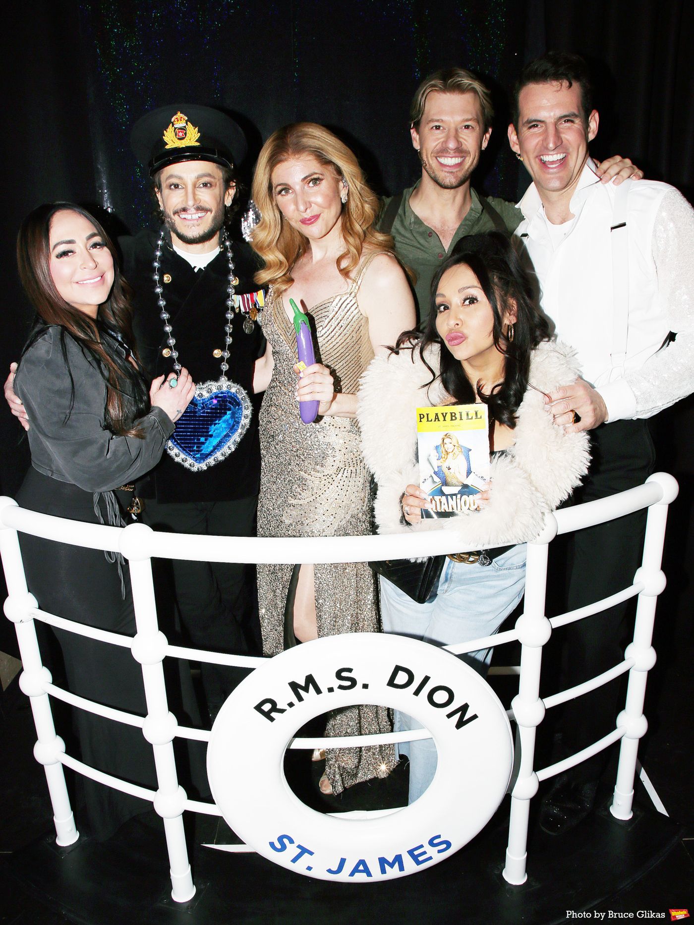 Photos: Luke Evans Visits TITANIQUE on Broadway  Image