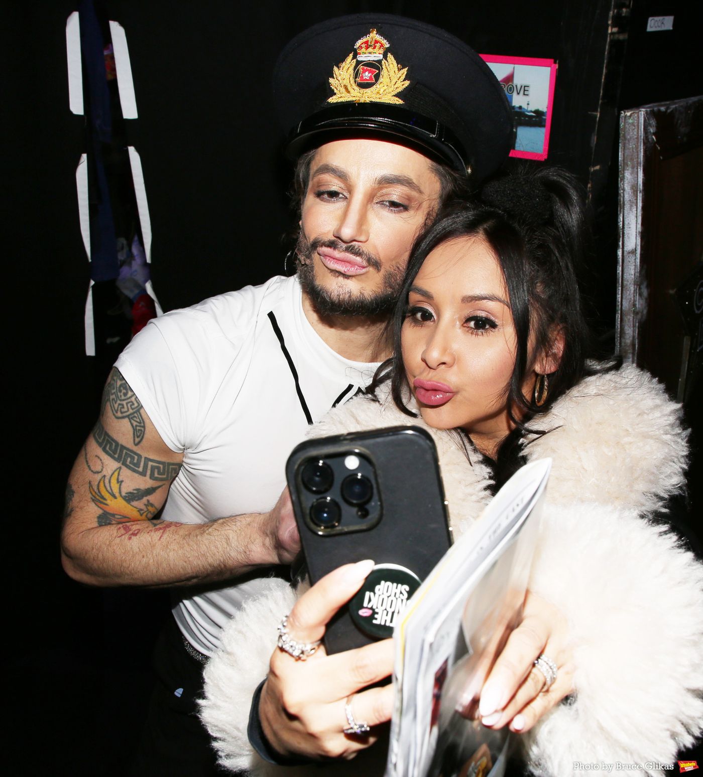 Photos: Luke Evans Visits TITANIQUE on Broadway  Image