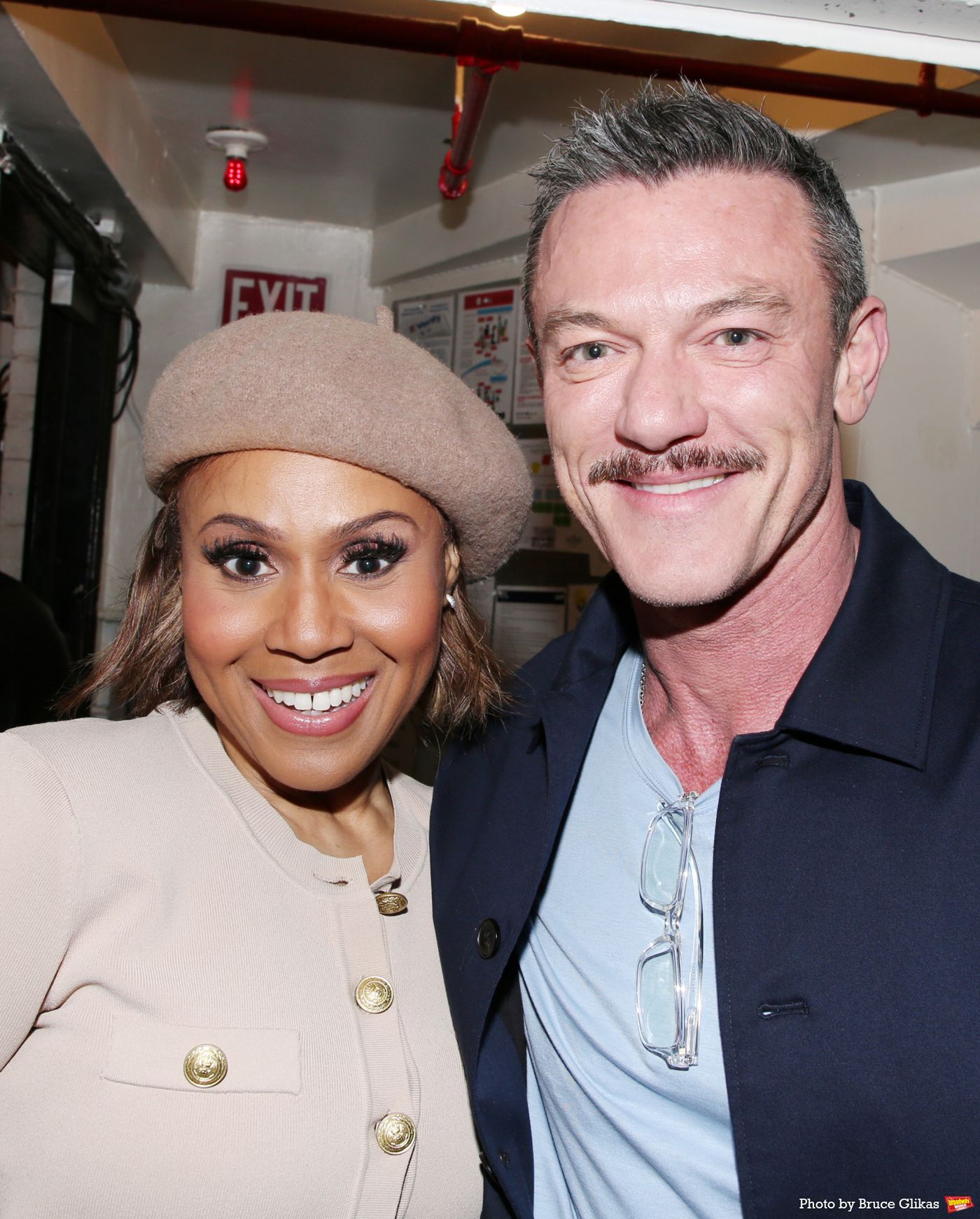Photos: Luke Evans Visits TITANIQUE on Broadway  Image
