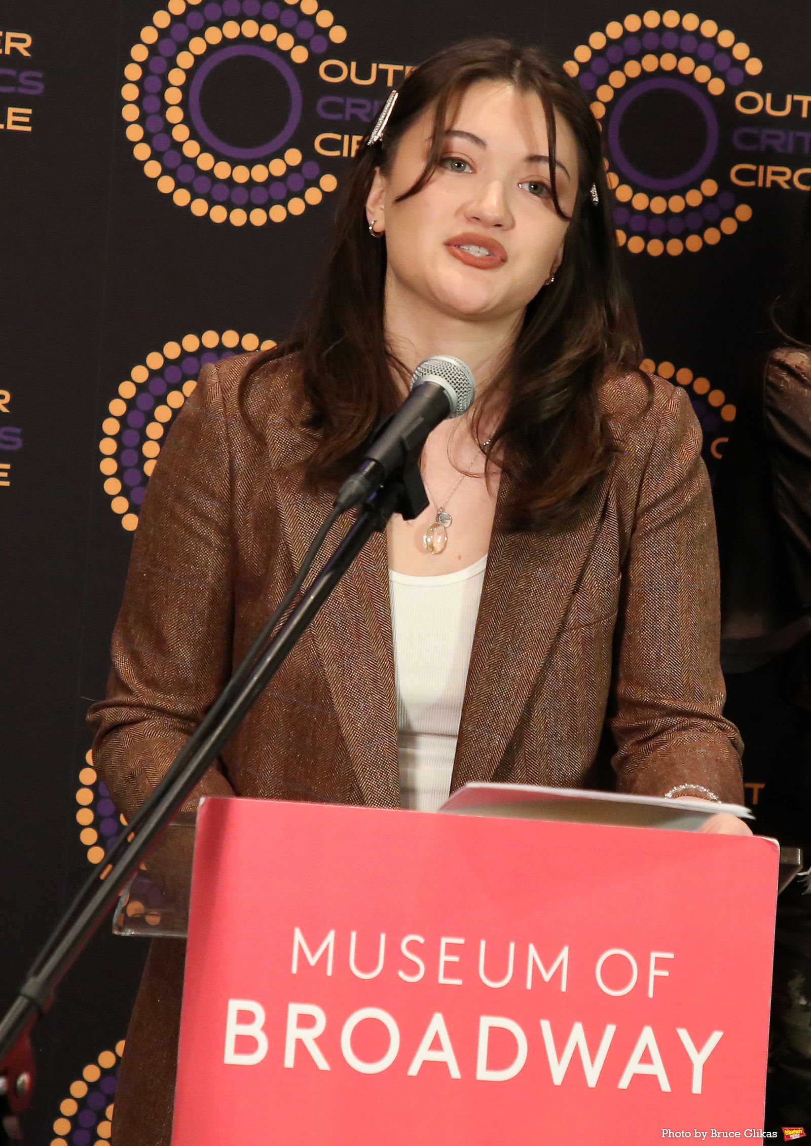 Photos: Isa Briones & Sepideh Moafi Announce the Outer Critics Circle Awards Nominations — photo 2 of 12