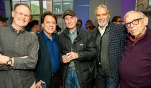 Tom Dudzick, Joe Brancato, Jim Dale, Robert Cuccioli, Richard Maltby, Jr. Photo