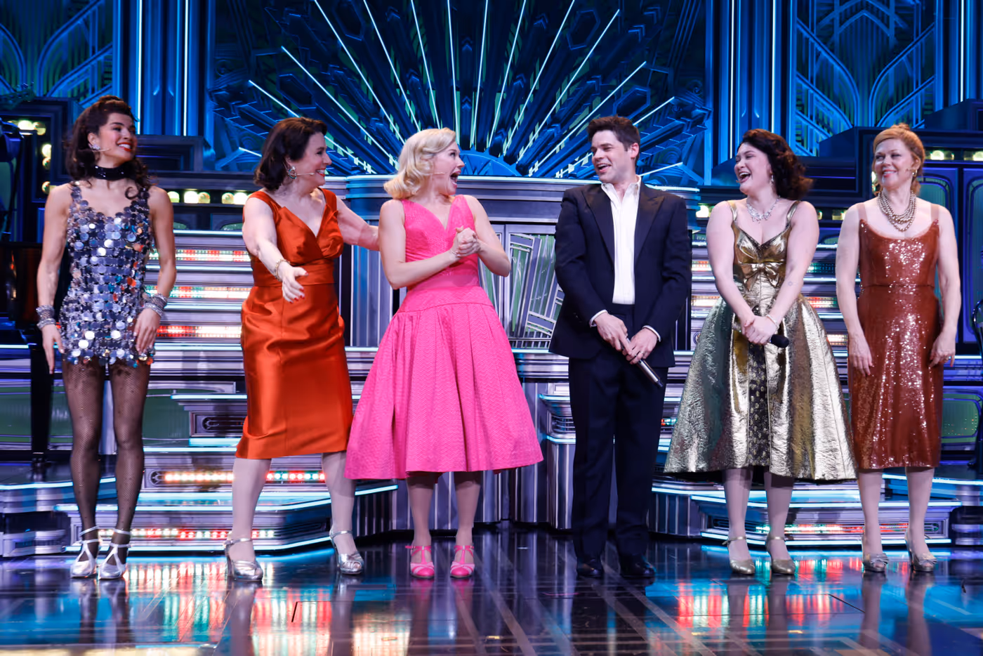 Photos: Jeremy Jordan & Carrie St. Louis Take First Bows in JUST IN TIME  Image