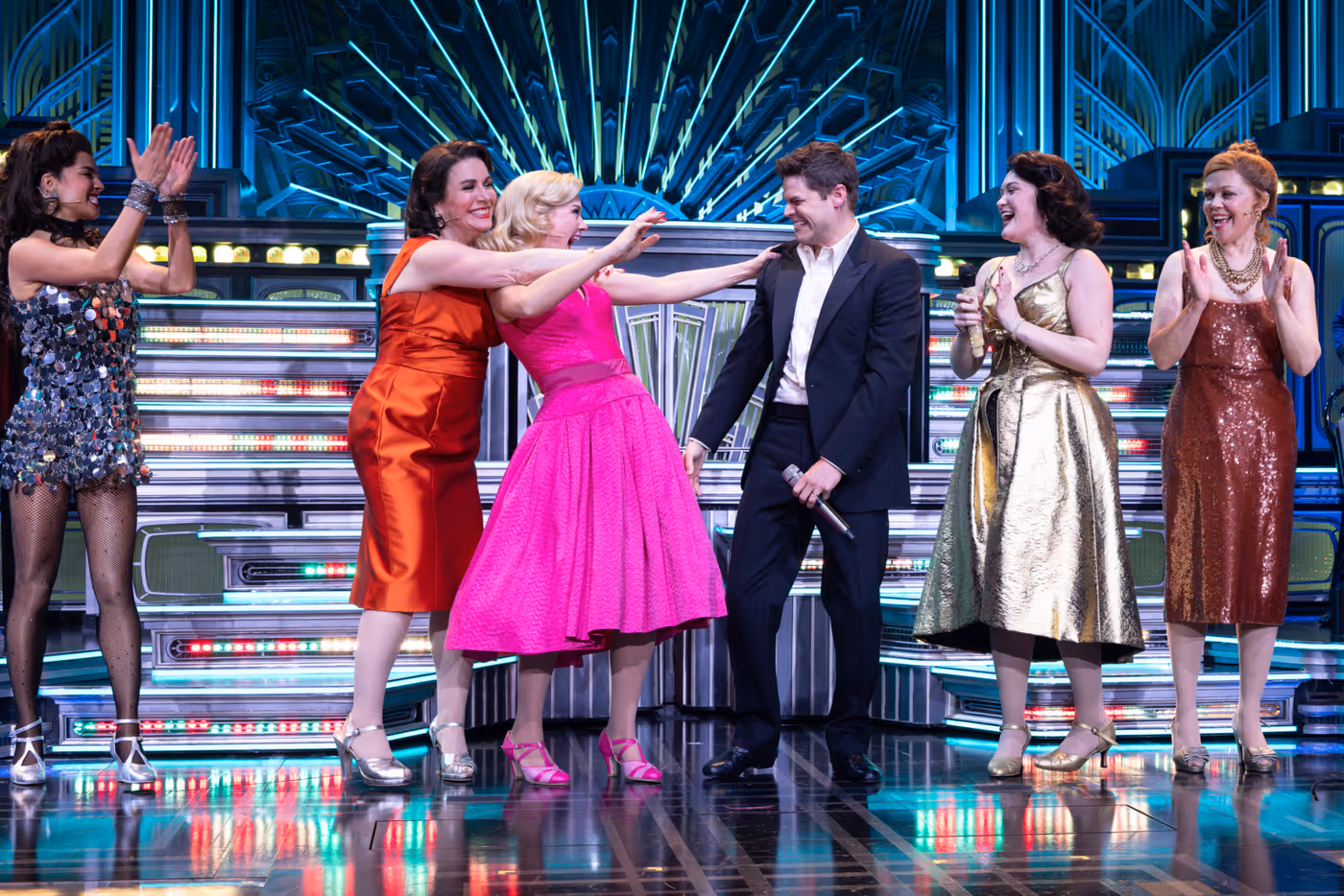 Photos: Jeremy Jordan & Carrie St. Louis Take First Bows in JUST IN TIME  Image