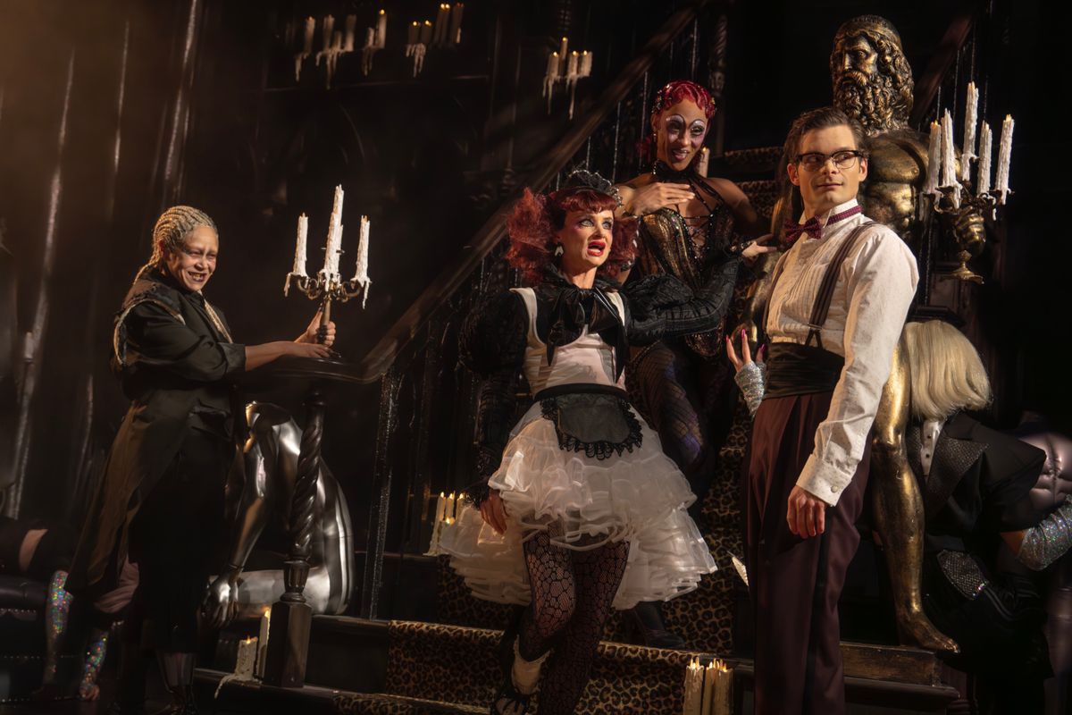Amber Gray, Juliette Lewis, Michaela Jaé Rodriguez, Andrew Durand at Photos: THE ROCKY HORROR SHOW On Broadway