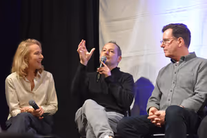 Meredith Thomas, Tom Donahue and David Rubin  Photo