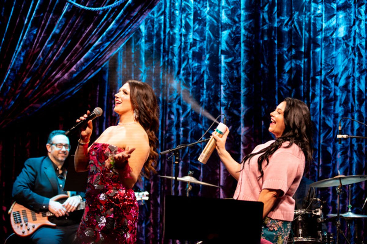 Rachel Potter and Erin McCracken at 