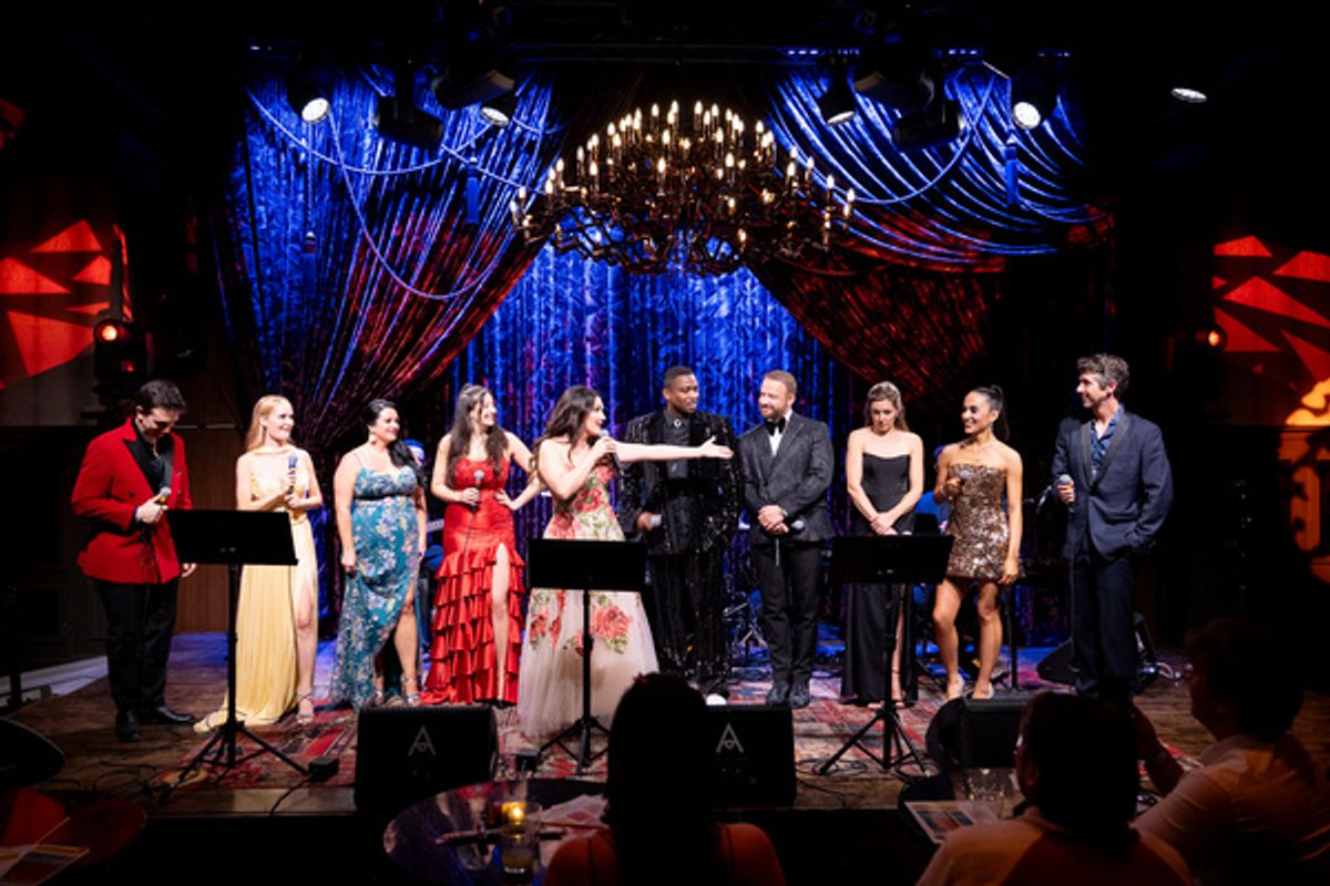 Dustin Davis, Elle McLemore, Erin McCracken, Jada Wasserman, Rachel Potter, Jelani Remy, Marty Thomas, Taylor Louderman, Carolina Rial and Ben Laxton at 