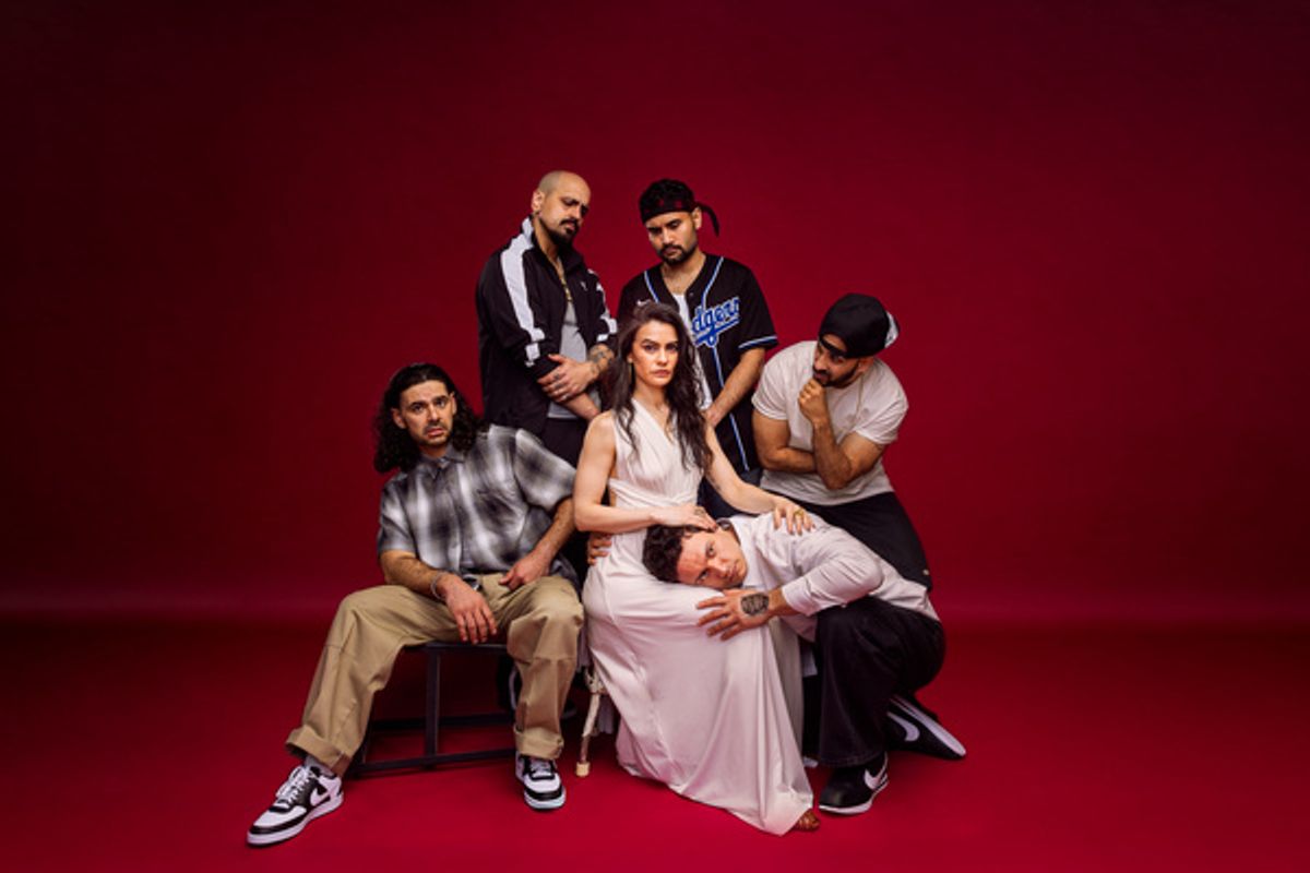 Top row L to R: Gabe Mart  nez, Jaime Jos   Hern  ndez; Bottom row L to R: Javier David, Melisa Pereyra, Juan Arturo, Victor Almanzar; photo by Nile Hawver at 
