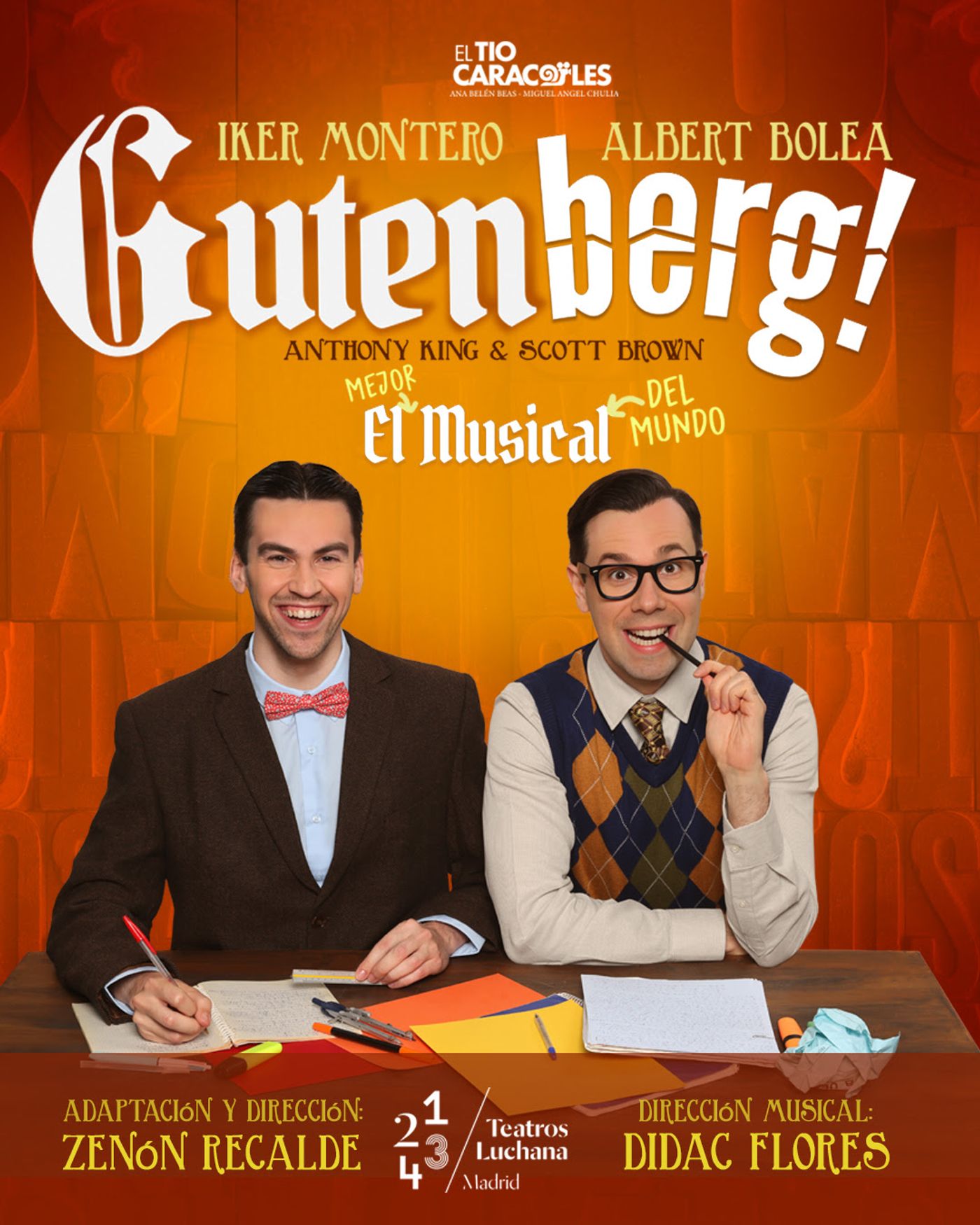 BREAKING: GUTENBERG! se estrena en los Teatros Luchana el próximo 11 de junio  Image