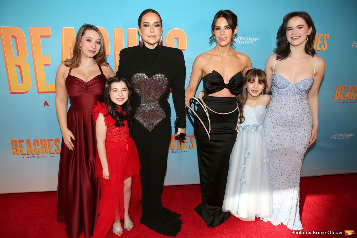 Bailey Ryon, Samantha Schwartz, Jessica Vosk, Kelli Barrett, Zeya Grace, Emma Ogea at 