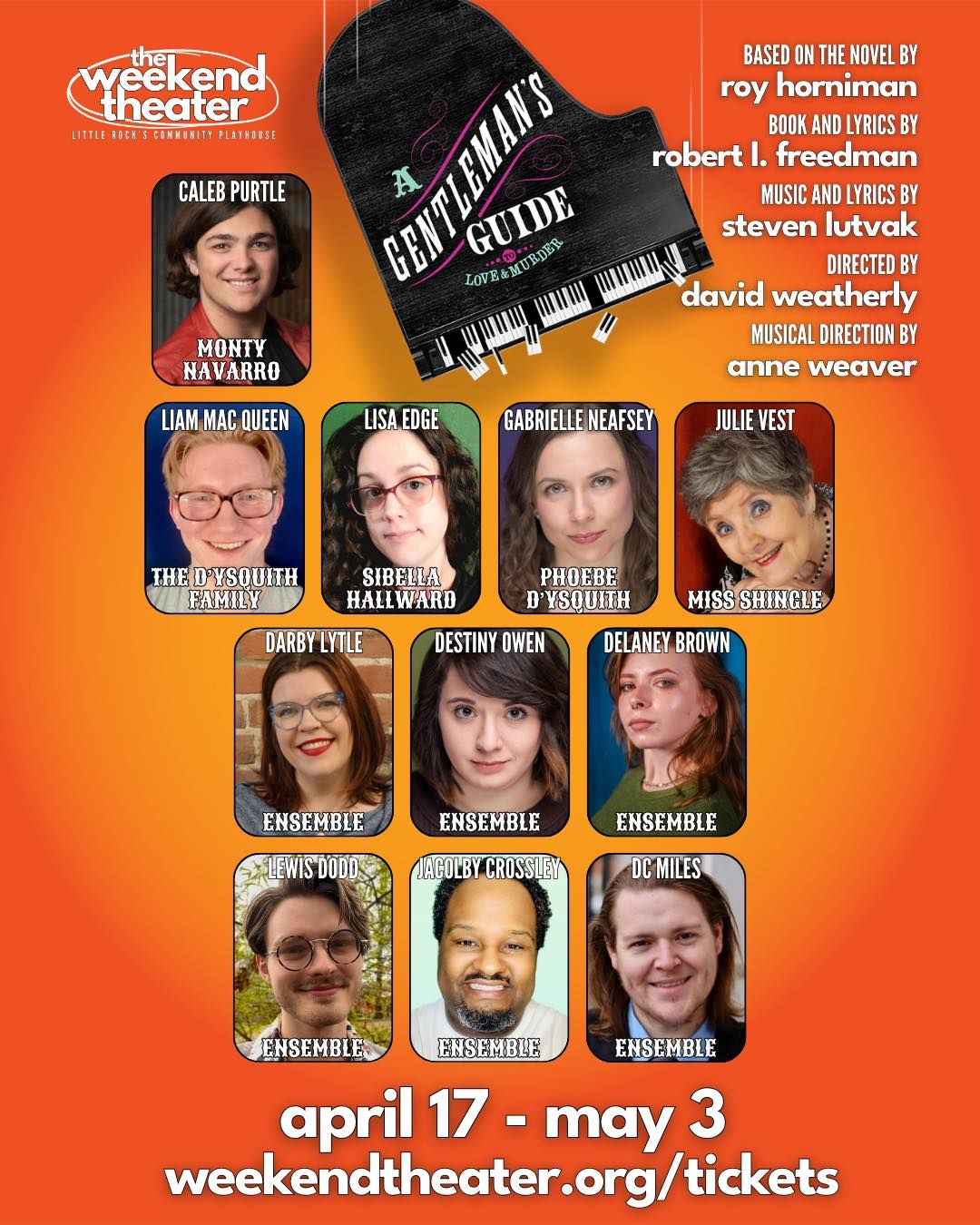 Review: A GENTLEMAN'S GUIDE TO LOVE AND MURDER at The Weekend Theater in Little Rock  Image