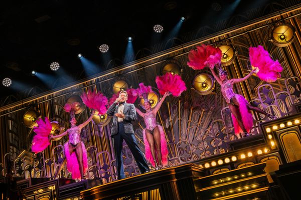 Jeremy Jordan and the cast of JUST IN TIME  Photo