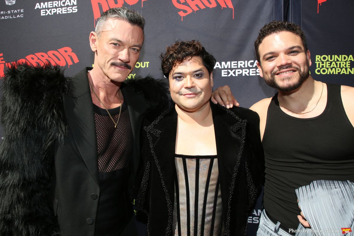 Luke Evans, Harvey Guillén, Josh Rivera at 