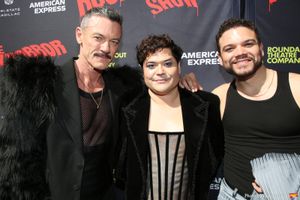 Luke Evans, Harvey Guillén, Josh Rivera Photo