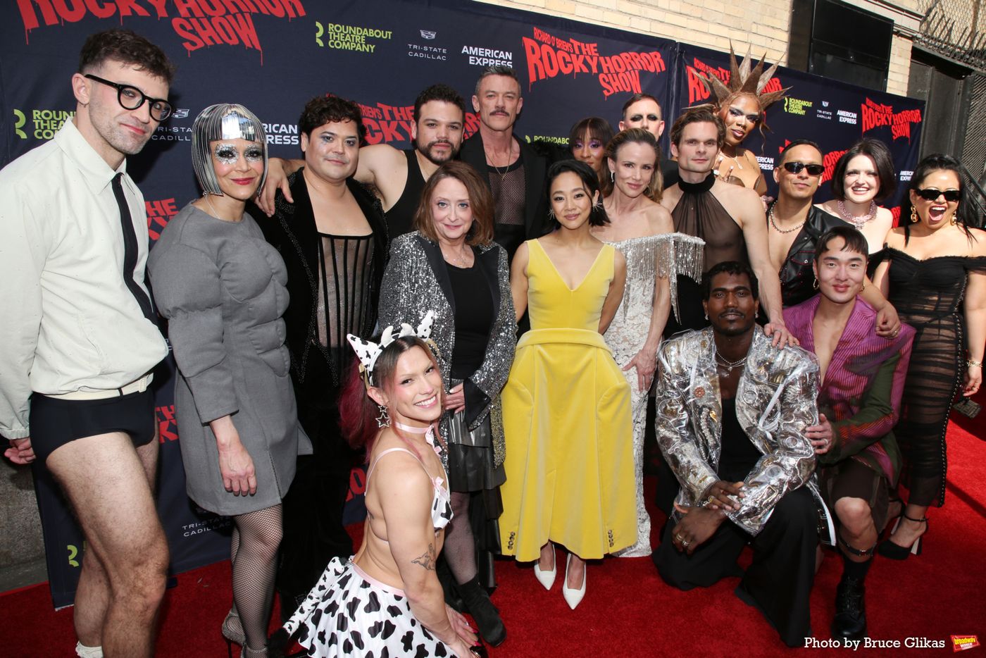Photos: THE ROCKY HORROR SHOW Cast Struts the Red Carpet on Opening Night  Image