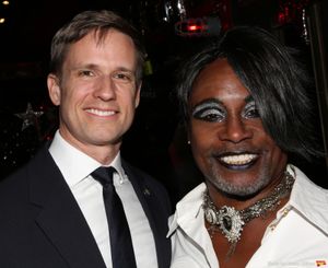Erik Bottcher and Billy Porter  Photo