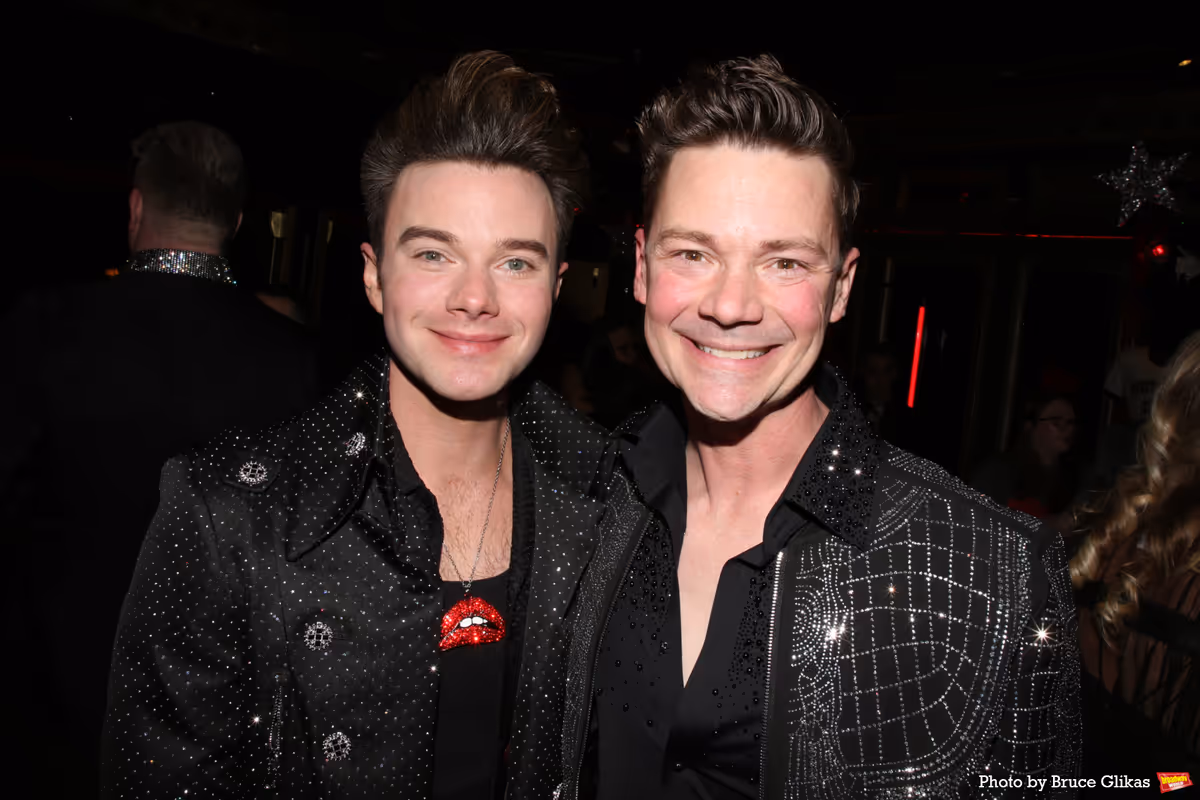 Chris Colfer and Will Sherrod at Photos: Susan Sarandon and More Walk THE ROCKY HORROR SHOW Red Carpet