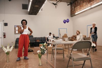 Quincy Tyler Bernstine, Emily Davis, Constance Shulman Photo